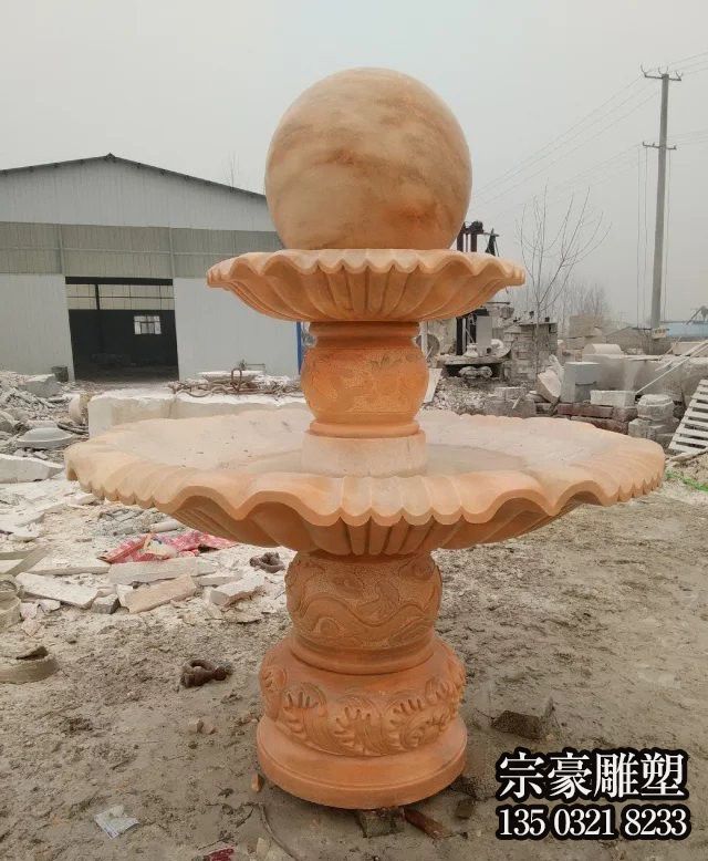 公司招財(cái)雙層風(fēng)水球石雕 公司招財(cái)雙層風(fēng)水球石雕