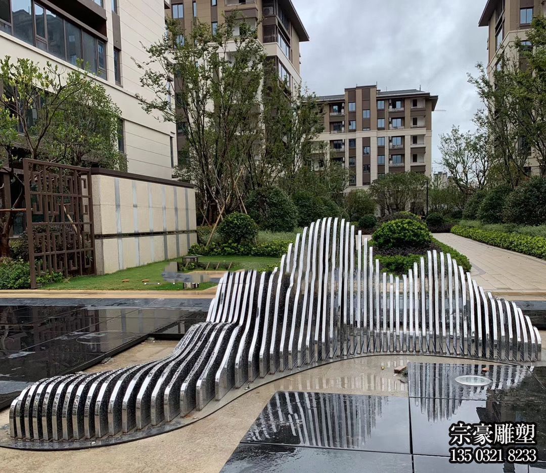 小區(qū)廣場(chǎng)不銹鋼假山水池景裝飾立體鐵藝山形山峰山巒造型 小區(qū)廣場(chǎng)不銹鋼假山水池景裝飾立體鐵藝山形山峰山巒造型